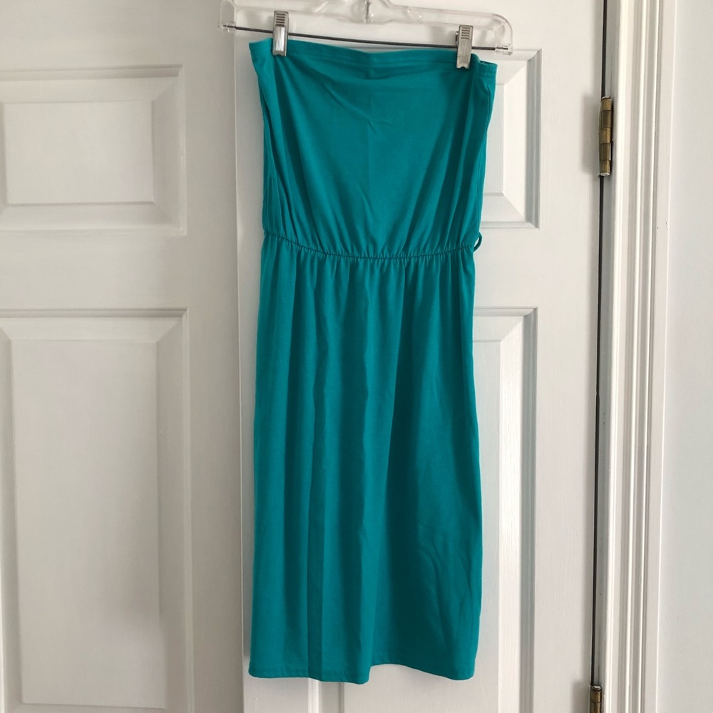 Pimkie TEAL STRAPLESS SUNDRESS size s